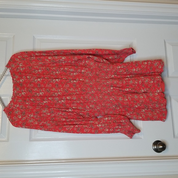 Cleobella Ella Long Sleeve Printed Mini Dress Size Medium - Picture 11 of 17